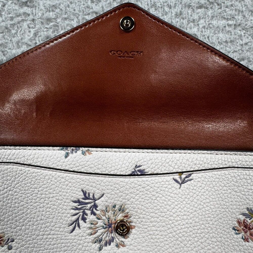 NWOT Coach Slim Envelope Wallet Wild Meadow Print - Picture 8 of 11
